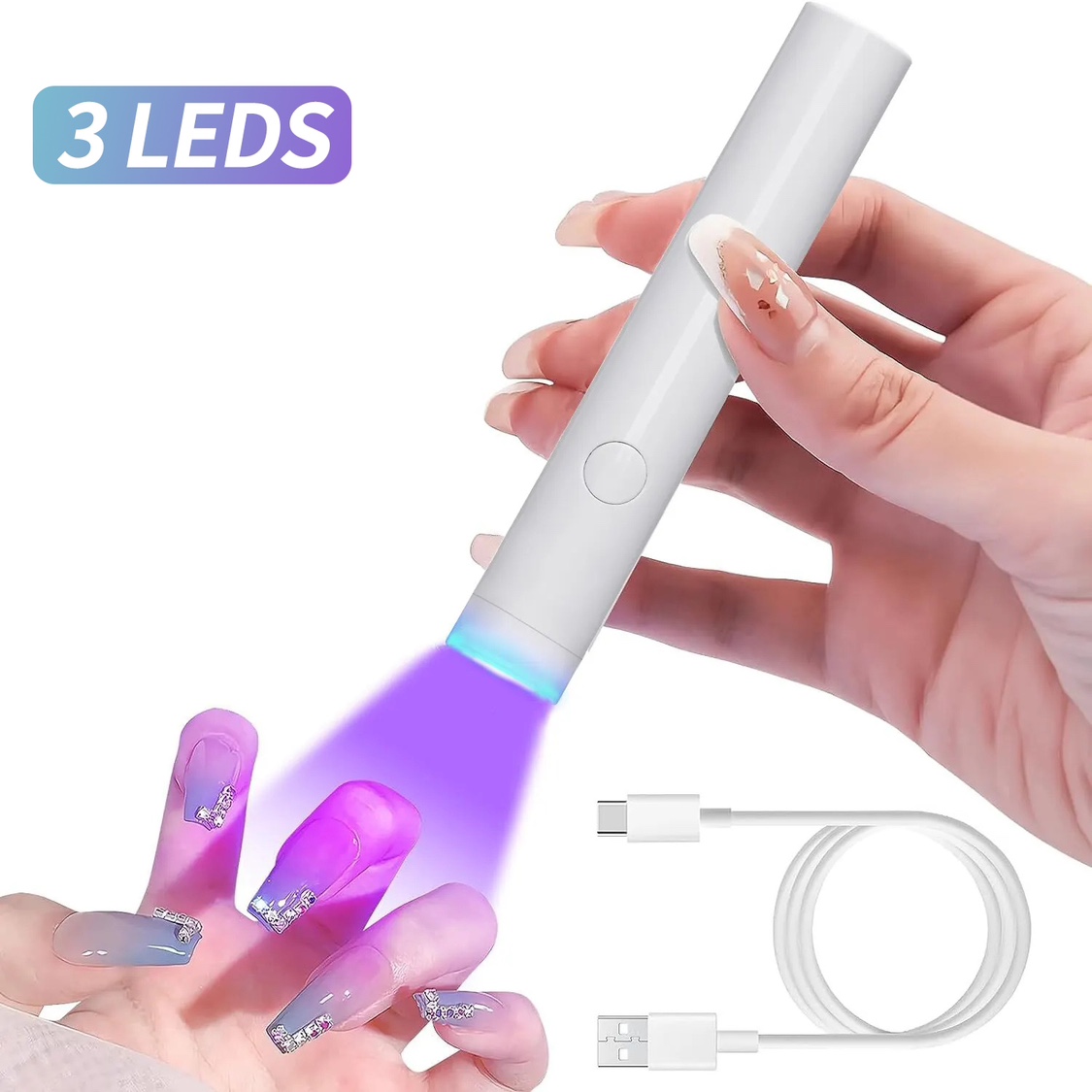 Uv Led Lamp Printer - Convenient Rechargeable Nail Dryer UV LED