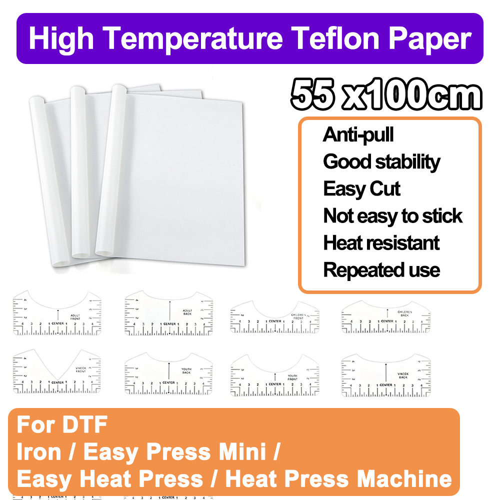Printable Heat Transfer Vinyl - Teflonning High Temperature Resistant Paper For