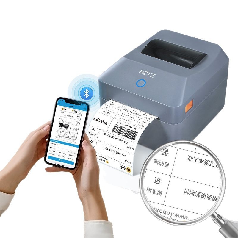 Commercial Printing Labels - Bluetooth Thermal Label Printer USB Shipping