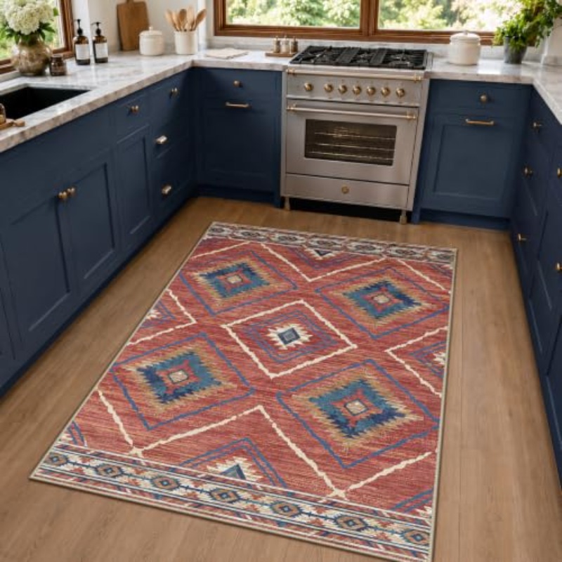 Hall Commercial Printing - Printed Carpet Vintage Southwest Tribal Diamond