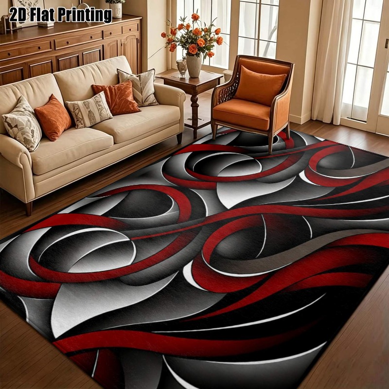 2D Abstract Swirl Curve Printe - Hall Commercial Printing recension och pris