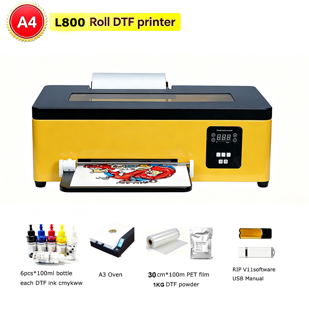 Upgraded Dtf A4 Printer with c - Commercial Printing Machine For Shirts recension och pris