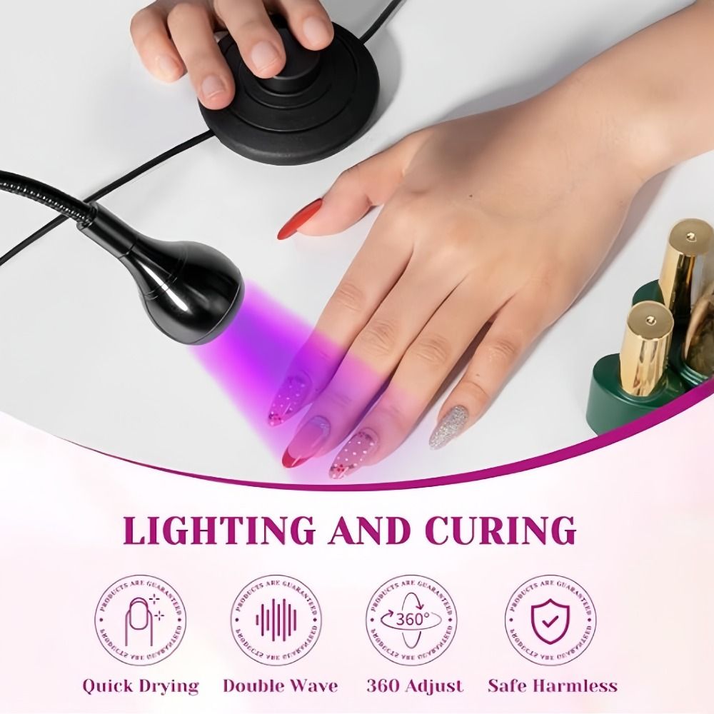 5W/3W UV Led Nail Lamp Foot Pe - Uv Led Lamp Printer recension och pris