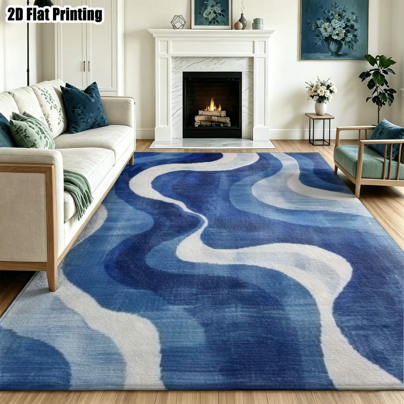 Modern Marble Swirl Wave Print - Hall Commercial Printing recension och pris