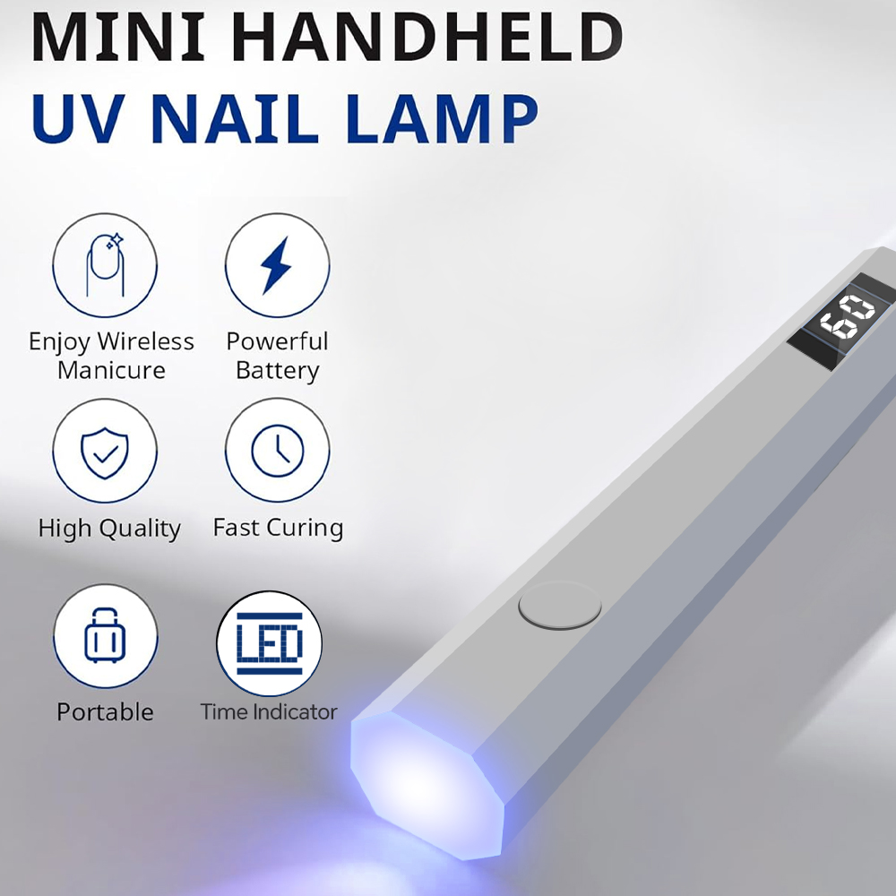 Timerable UV LED Nail Lamp wit - Uv Led Lamp Printer recension och pris