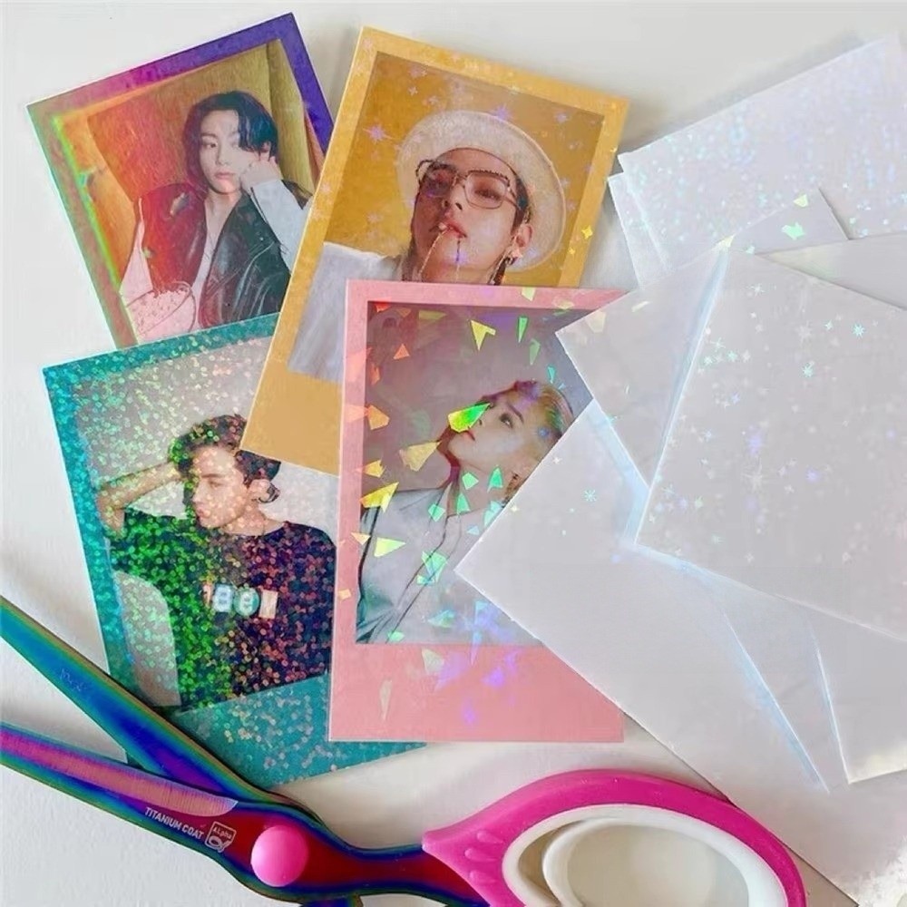 5Pcs Self Adhesive Holographic - Laminator Cold Roll recension och pris