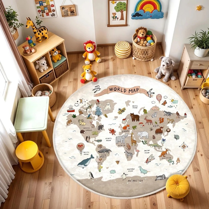  Play Round Floor Mat Animal W - Commercial Printing Services recension och pris