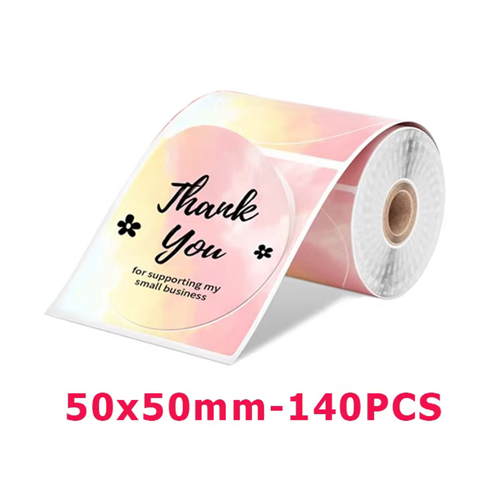 1Roll Round Circle Thermal Pap - Commercial Printing Services recension och pris