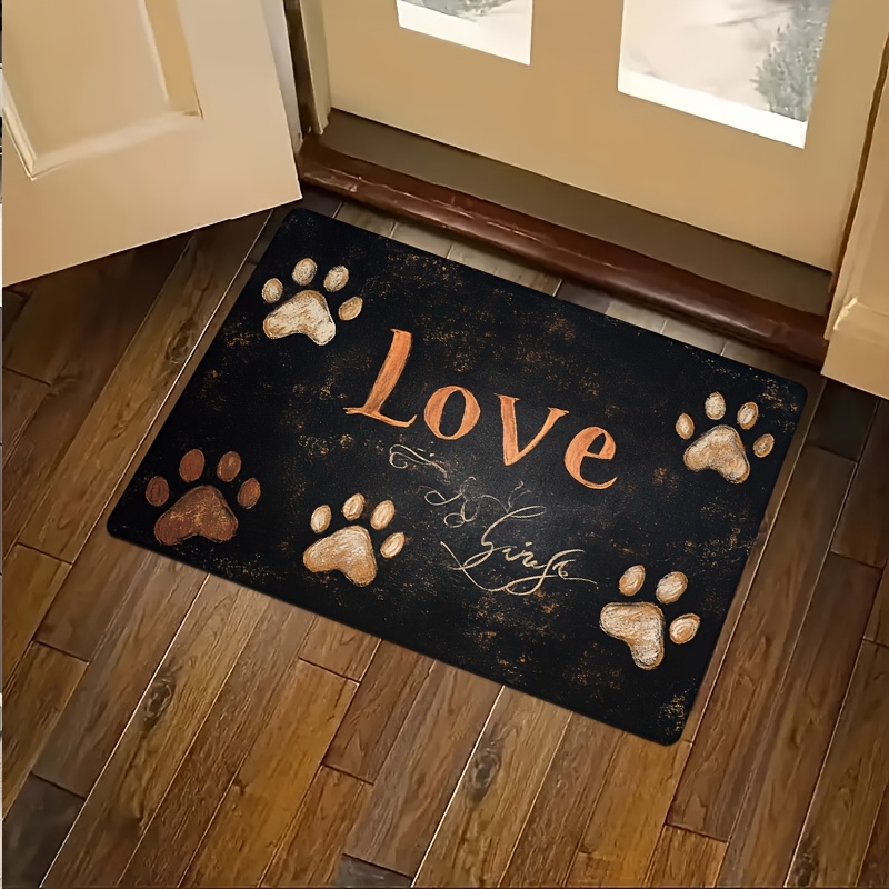 Cat Dog Paw Print Pattern Kitc - Commercial Printing Services recension och pris