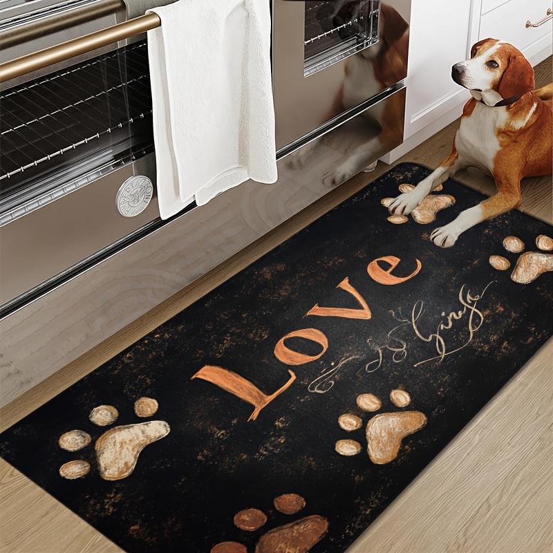 Cat Dog Paw Print Pattern Kitc - Commercial Printing Services recension och pris