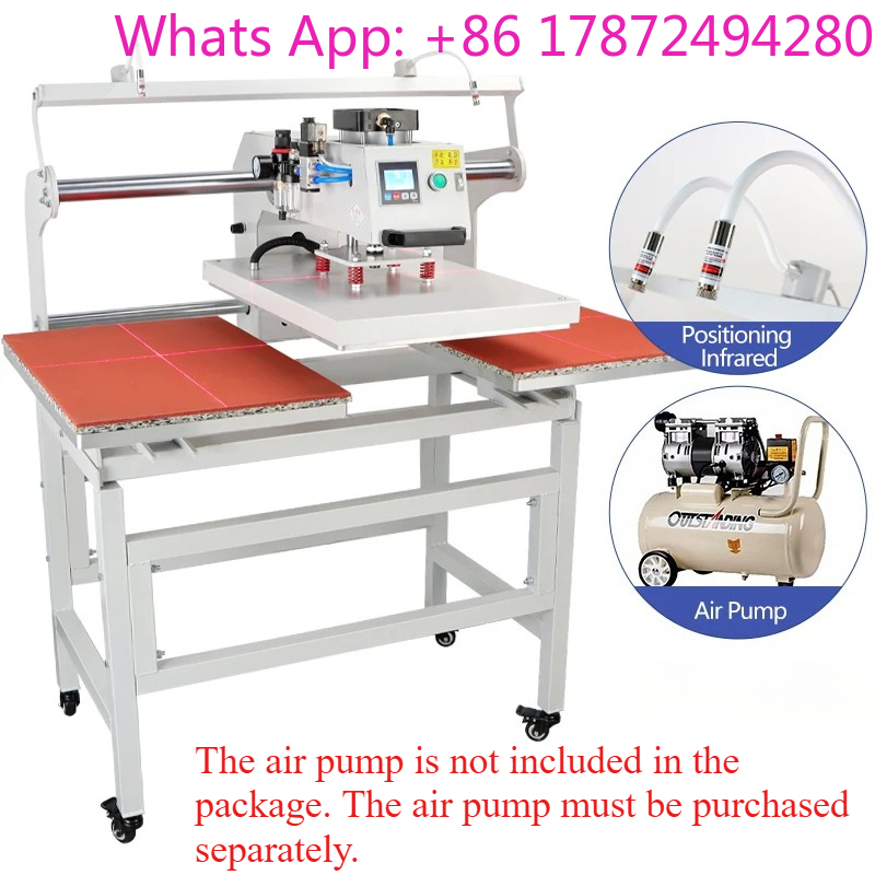 Dual Electric Slide Hot Stampi - Commercial Printing Machine For Shirts recension och pris