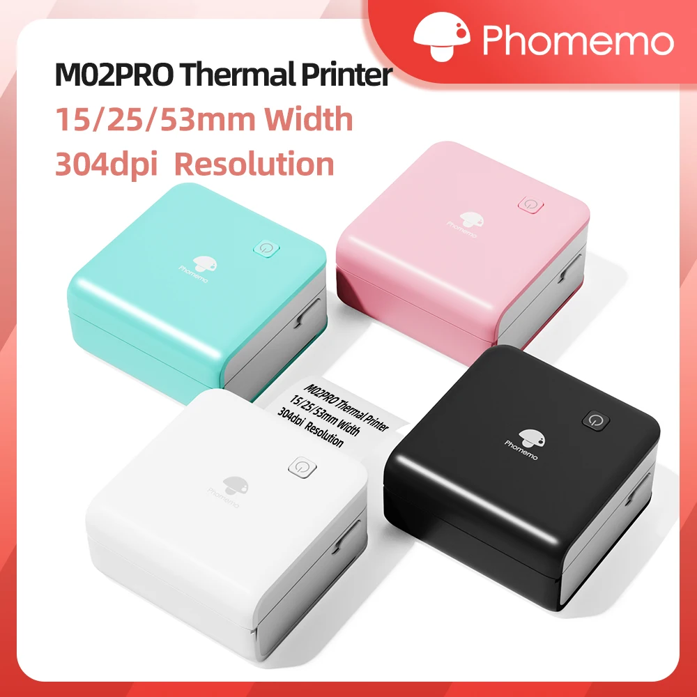 Phomemo M02Pro Mini Portable P - Commercial Printing Labels recension och pris