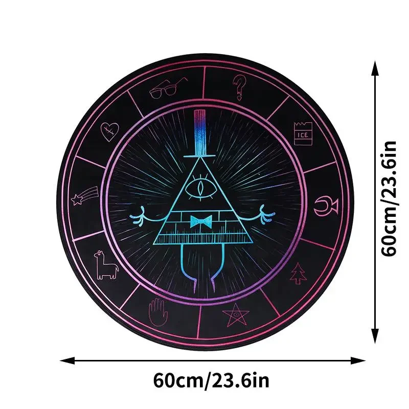 60/80/100cm Anti-Slip Round Cu - Commercial Fabric Printing recension och pris