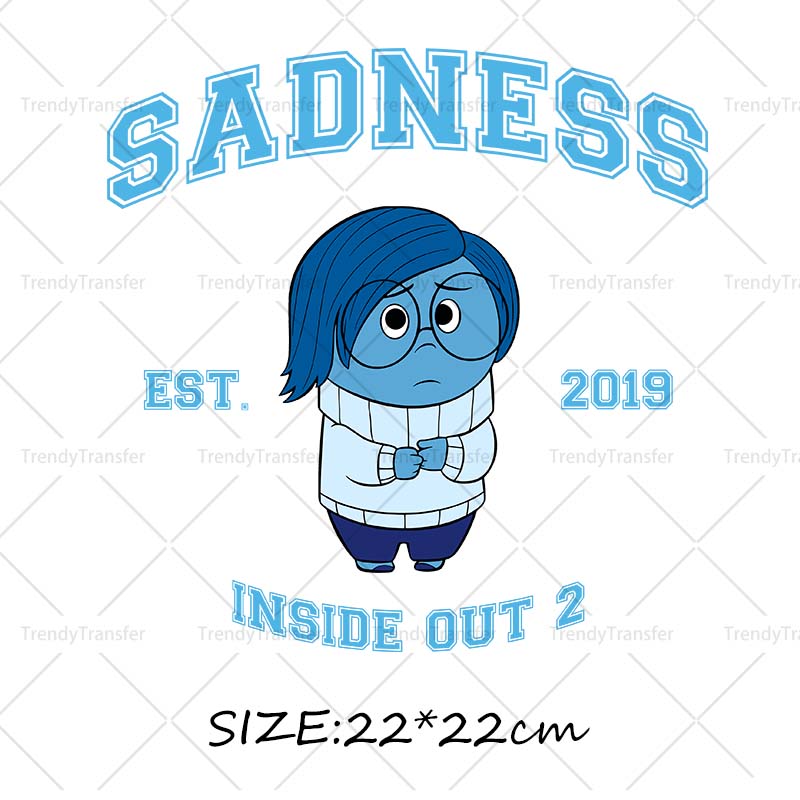 Inside Out Iron on Decals Heat - Printable Heat Transfer Vinyl recension och pris