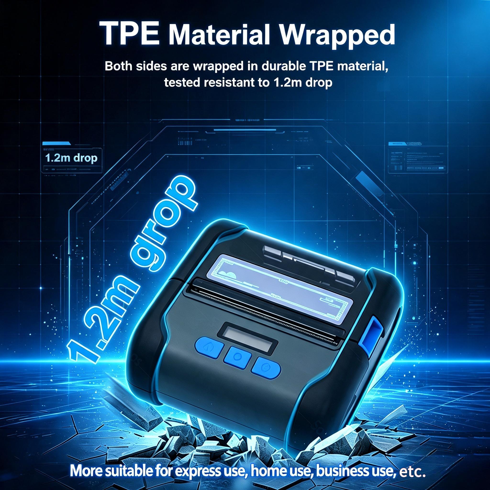 Soonpos 80mm Portable Thermal  - Commercial Printing Labels recension och pris