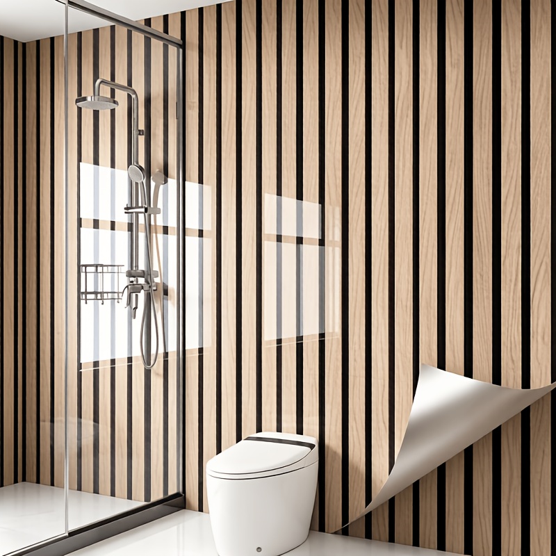 Peel-and-Stick Vertical Stripe - Commercial Wallpaper Printing recension och pris