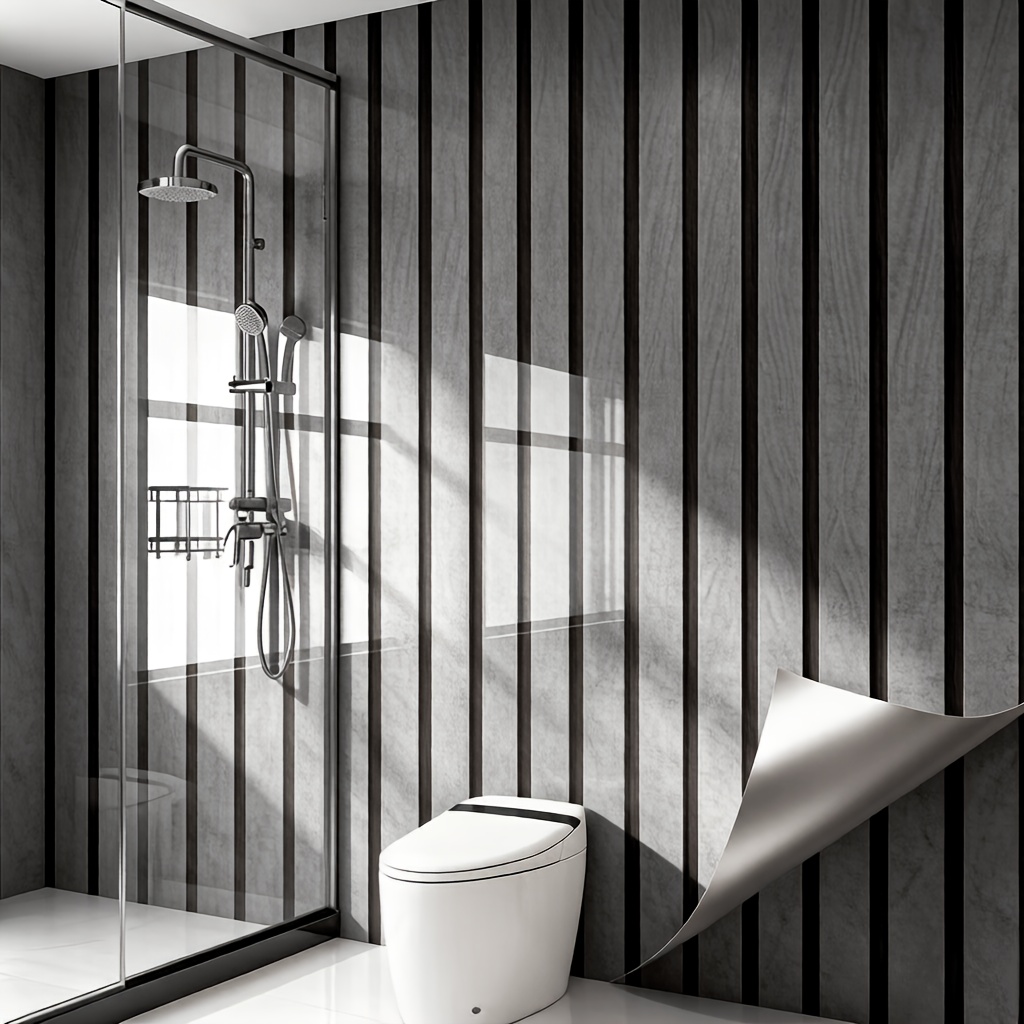 Peel-and-Stick Vertical Stripe - Commercial Wallpaper Printing recension och pris