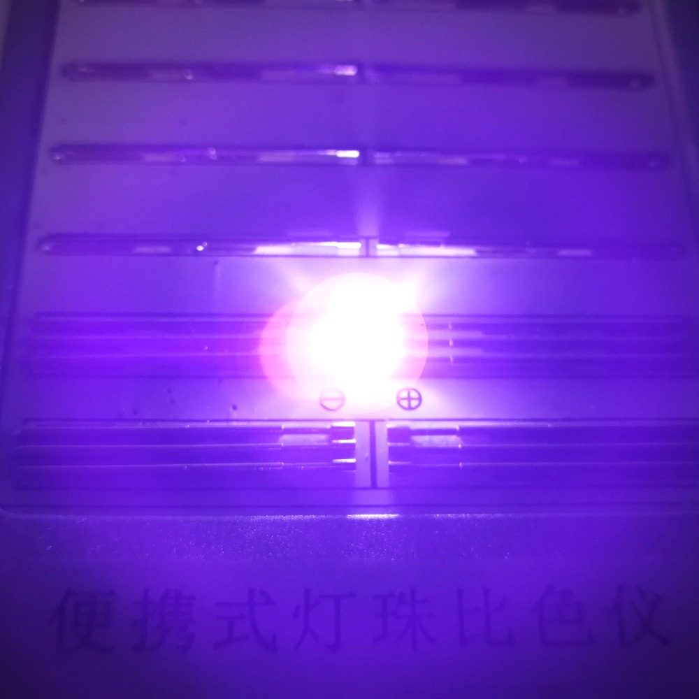 50pcs 2W Epistar 365nm+405nm T - Uv Led Lamp Printer recension och pris