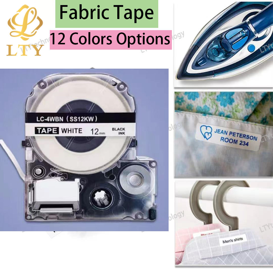 12mm Fabric Iron-on label Tape - Commercial Fabric Printing Machine recension och pris