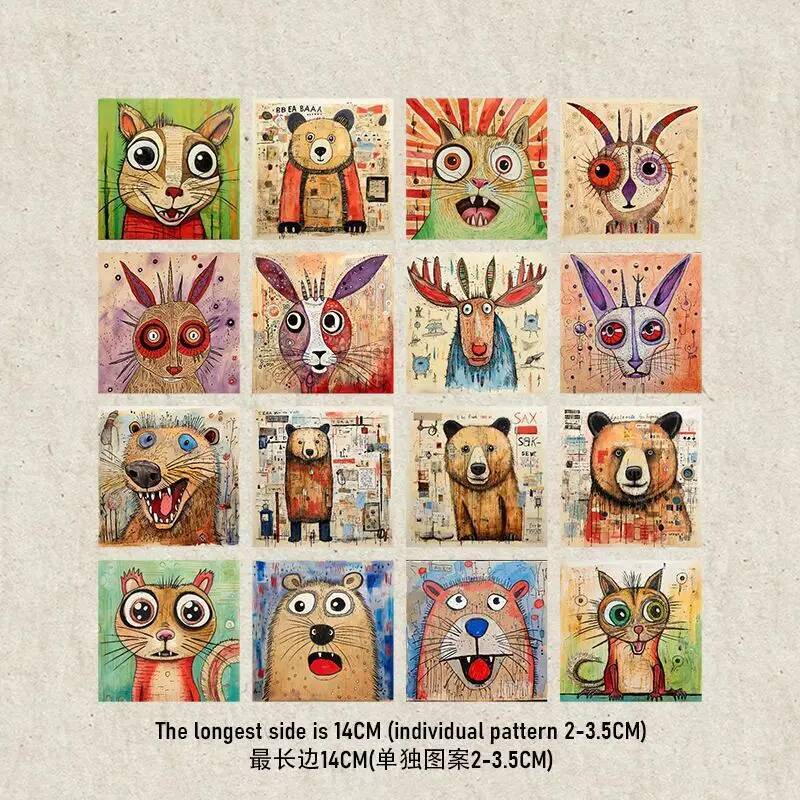 Cute cartoon animal illustrati - Printable Heat Transfer Vinyl recension och pris